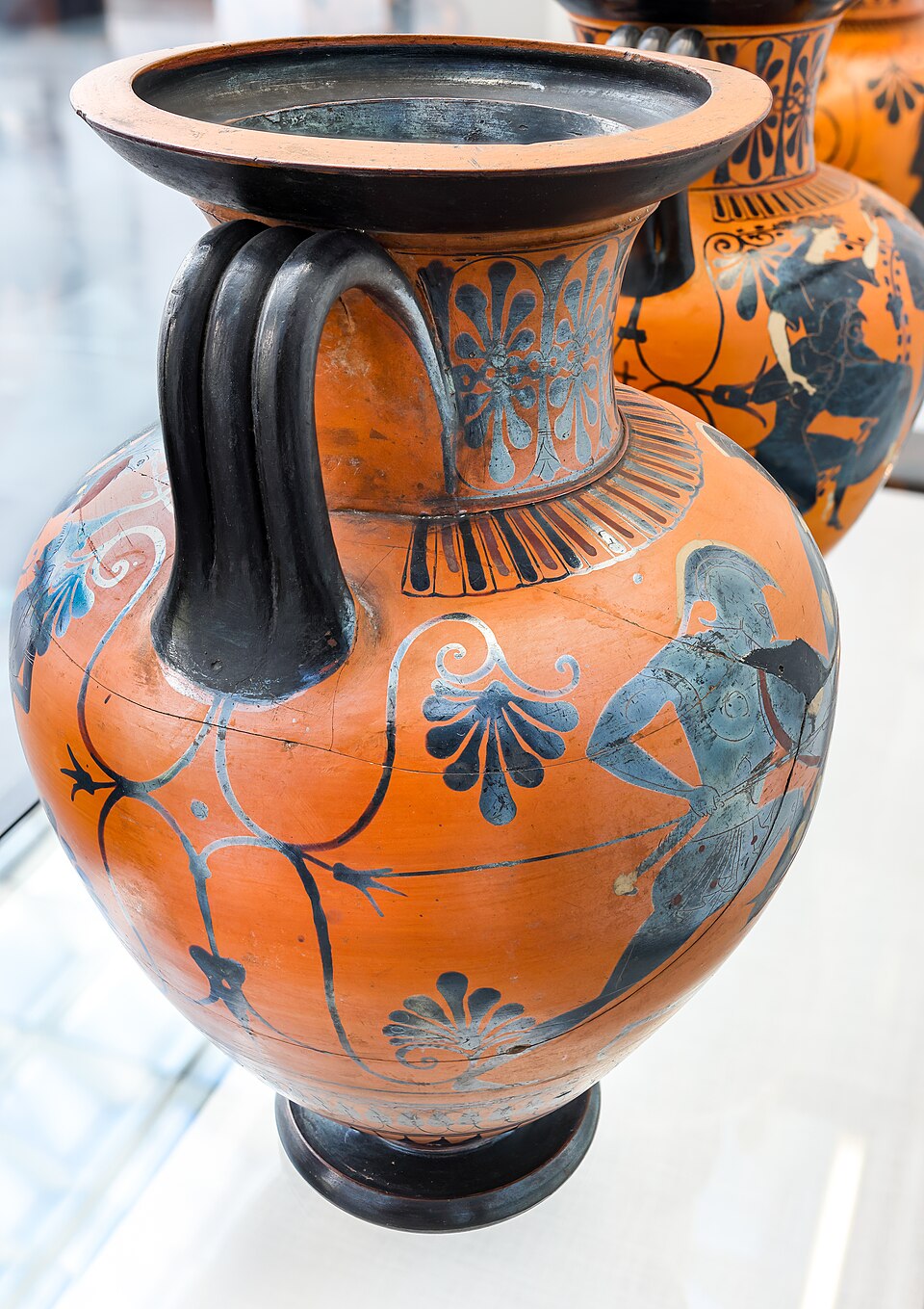 Ajax Carrying the Body of Achilles by Attic vase-painter
