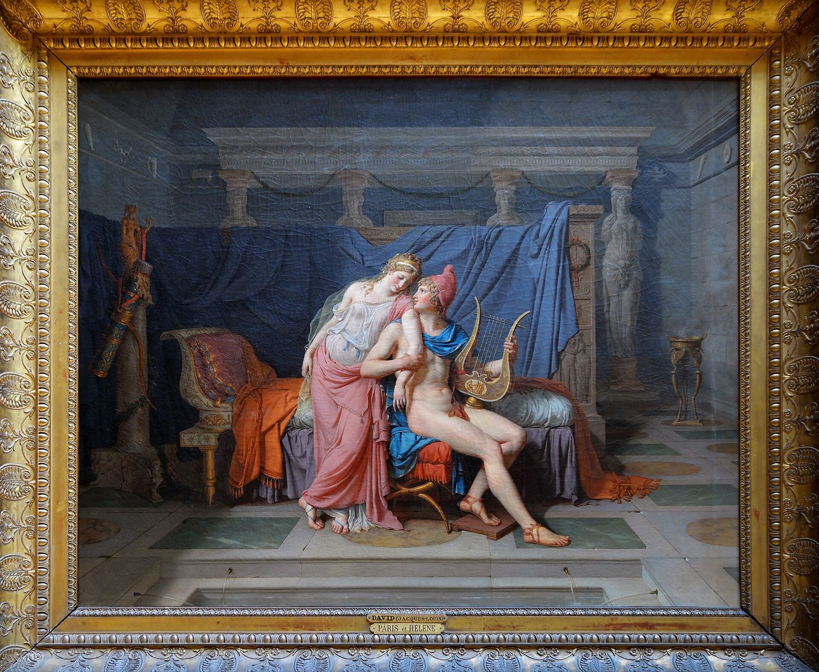 The Loves of Paris and Helen by Jacques-Louis David