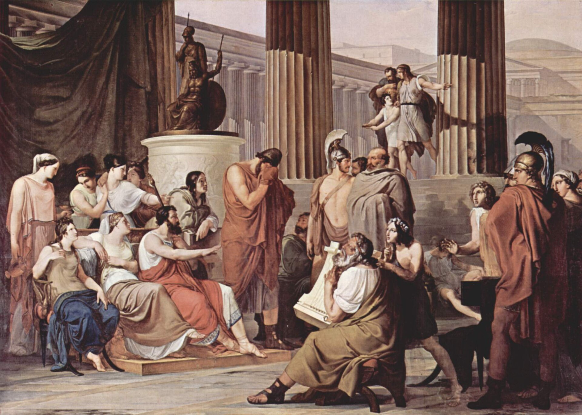 Ulysses at the Court of Alcinous by Francesco Hayez