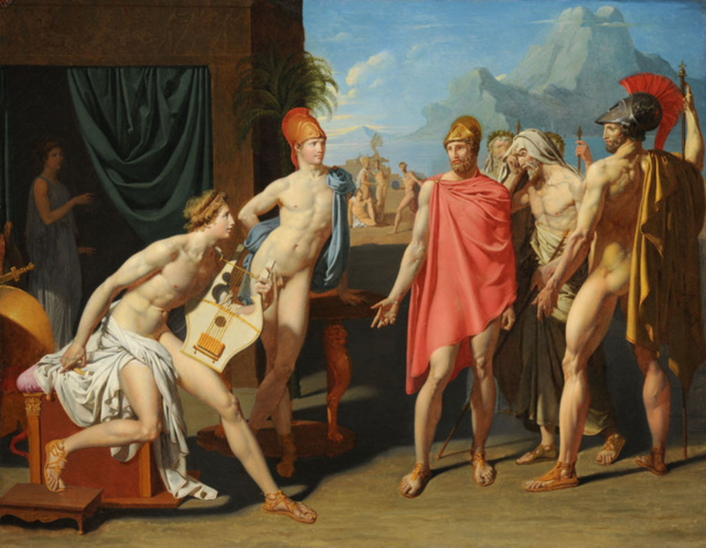 The Ambassadors of Agamemnon in the Tent of Achilles by Jean-Auguste-Dominique Ingres