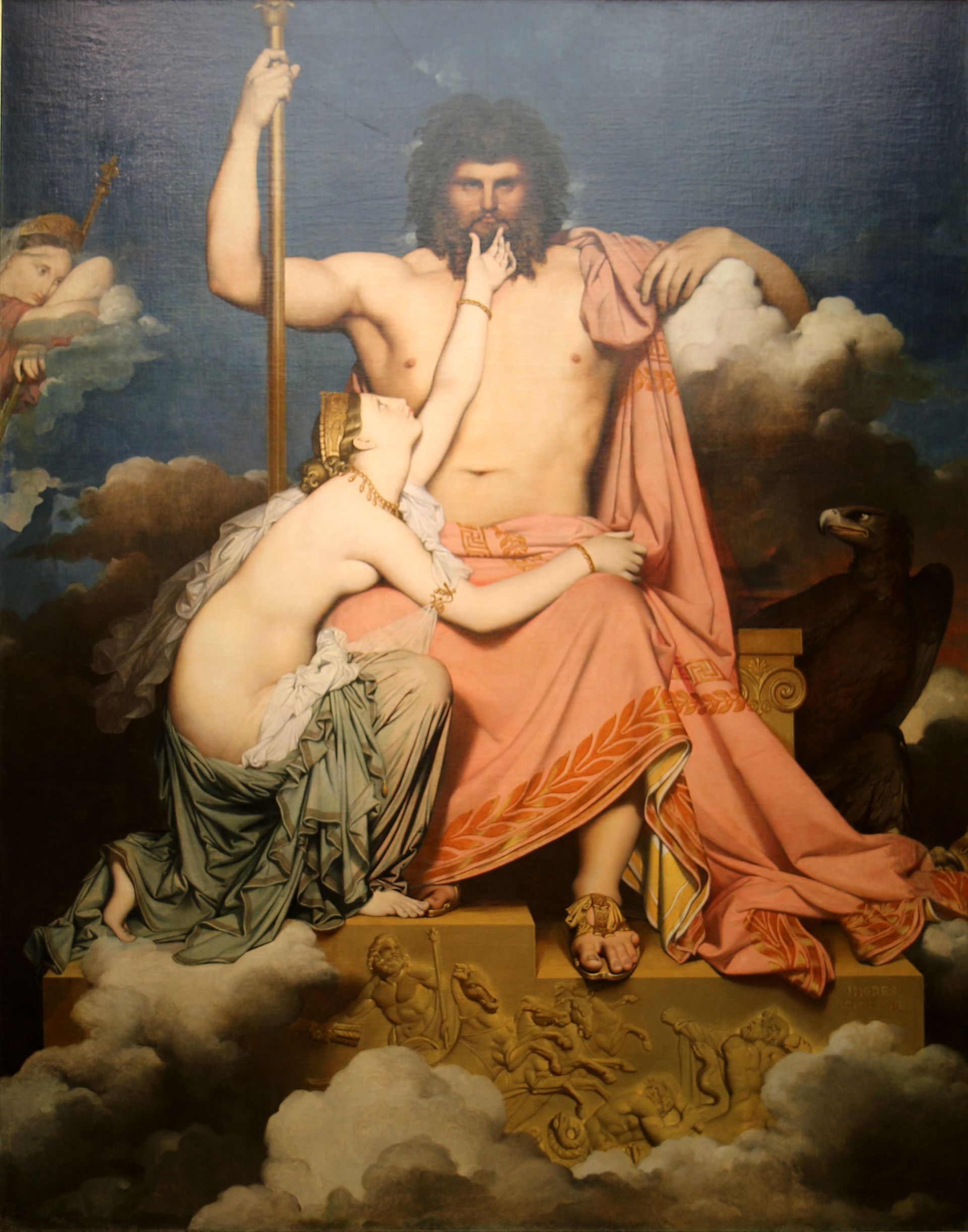 Jupiter and Thetis by Jean-Auguste-Dominique Ingres