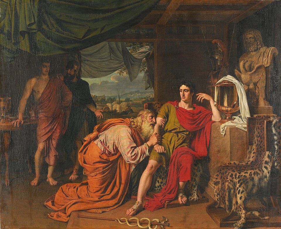 Priam Asking Achilles to Return Hector's Body