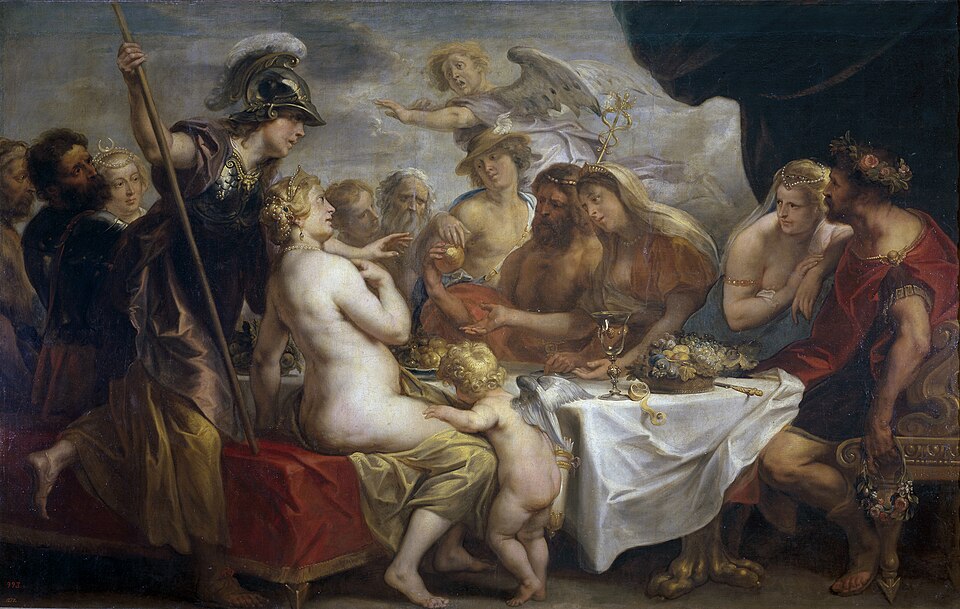The Golden Apple of Discord by Jacob Jordaens