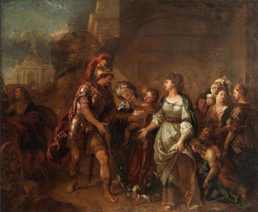 The Farewell of Hector and Andromache by Charles de La Fosse