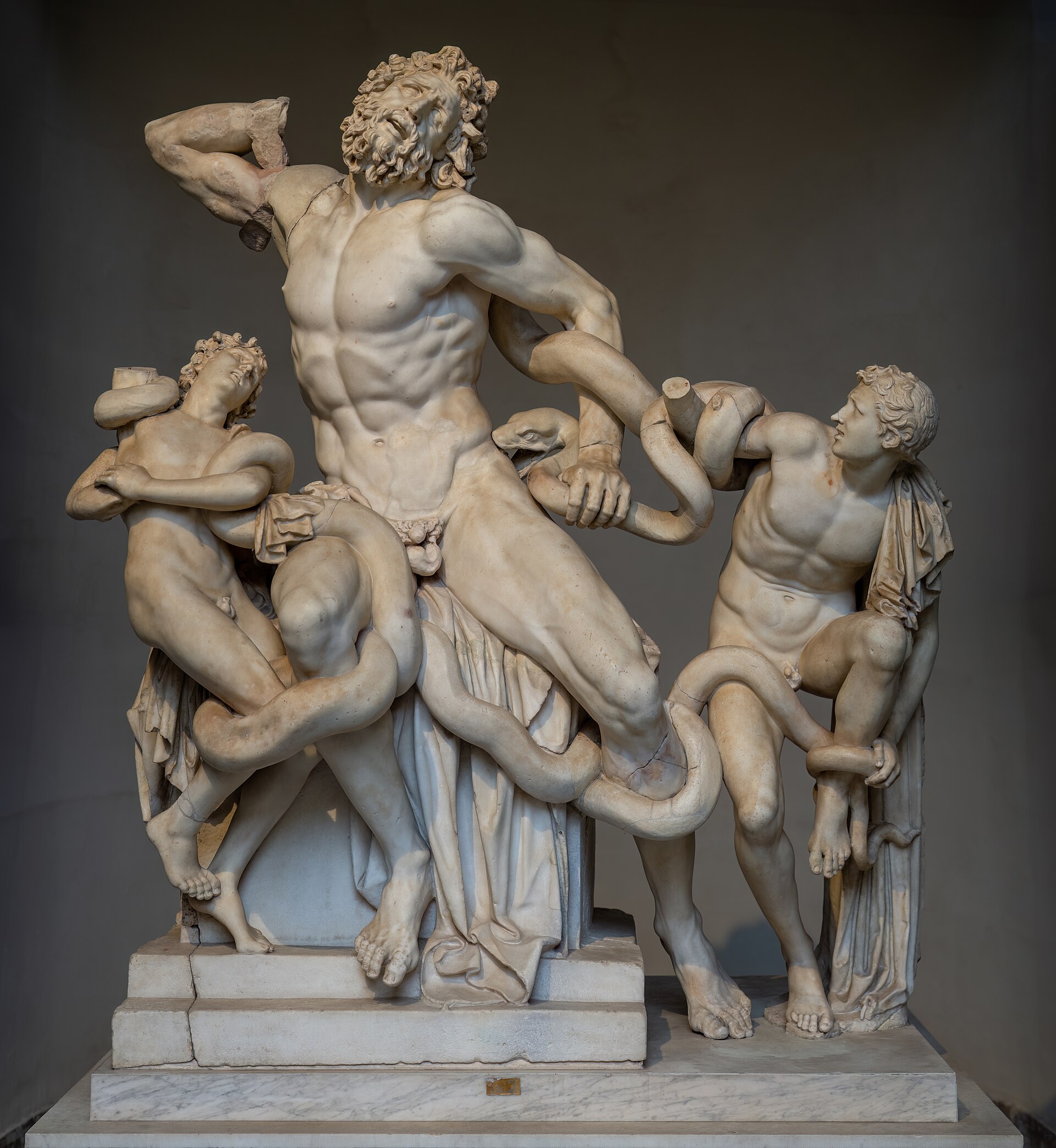 Laocoön and His Sons by Hagesandros, Athenodoros and Polydoros of Rhodes