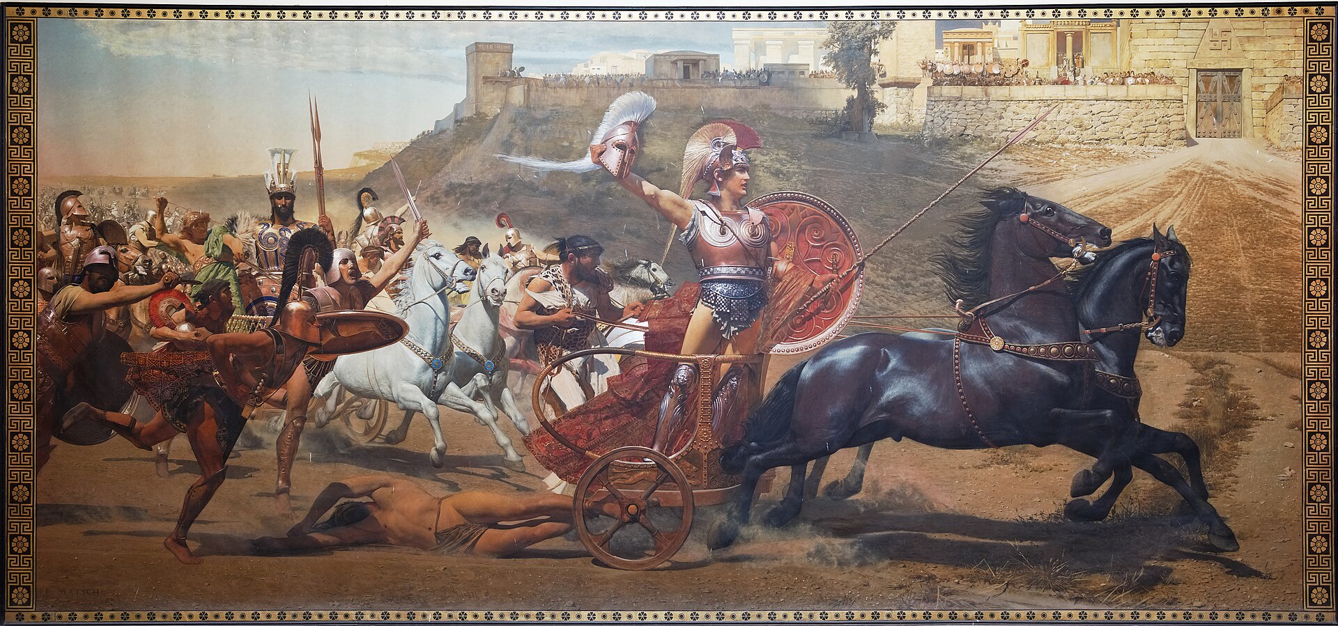 The Triumph of Achilles by Franz Matsch