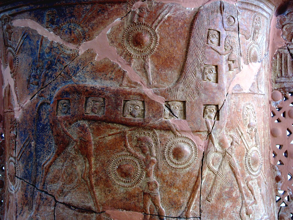 The Trojan Horse (Mykonos Pithos) by Cycladic potter