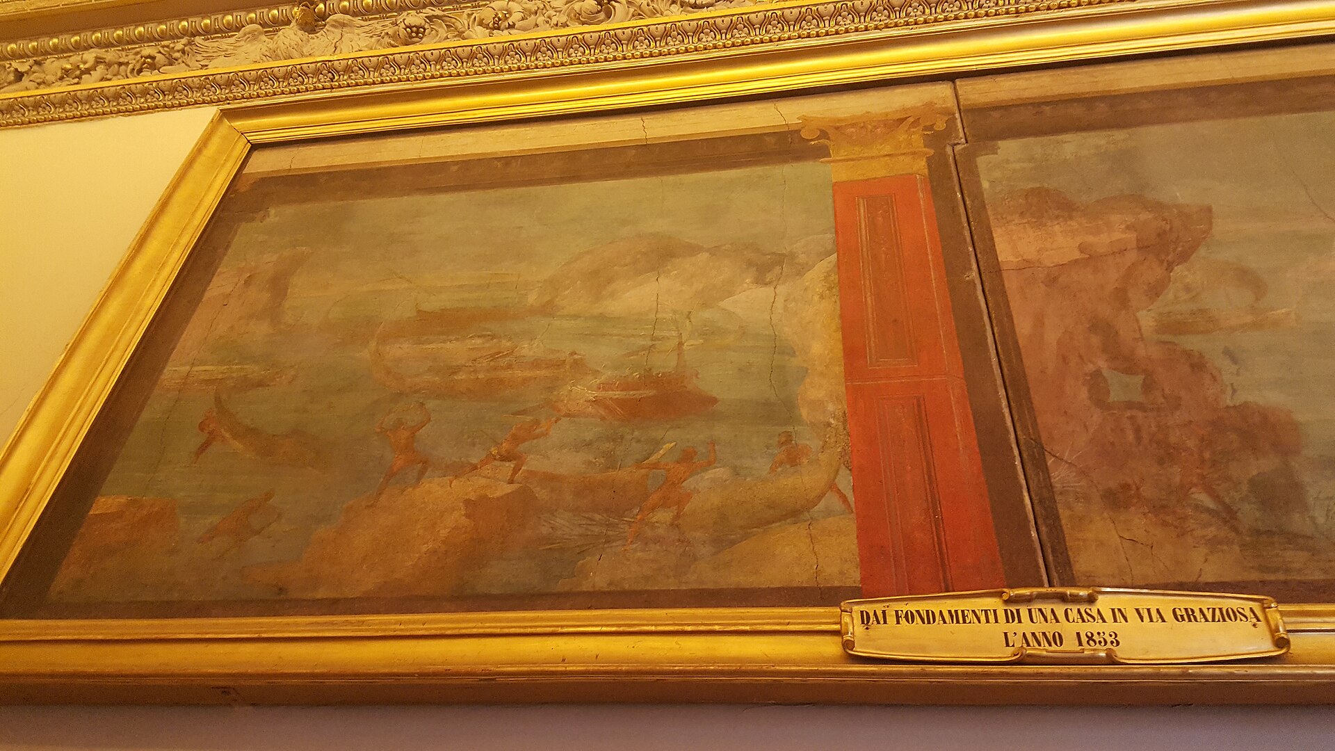 The Laestrygonians Attack the Fleet by Roman painter