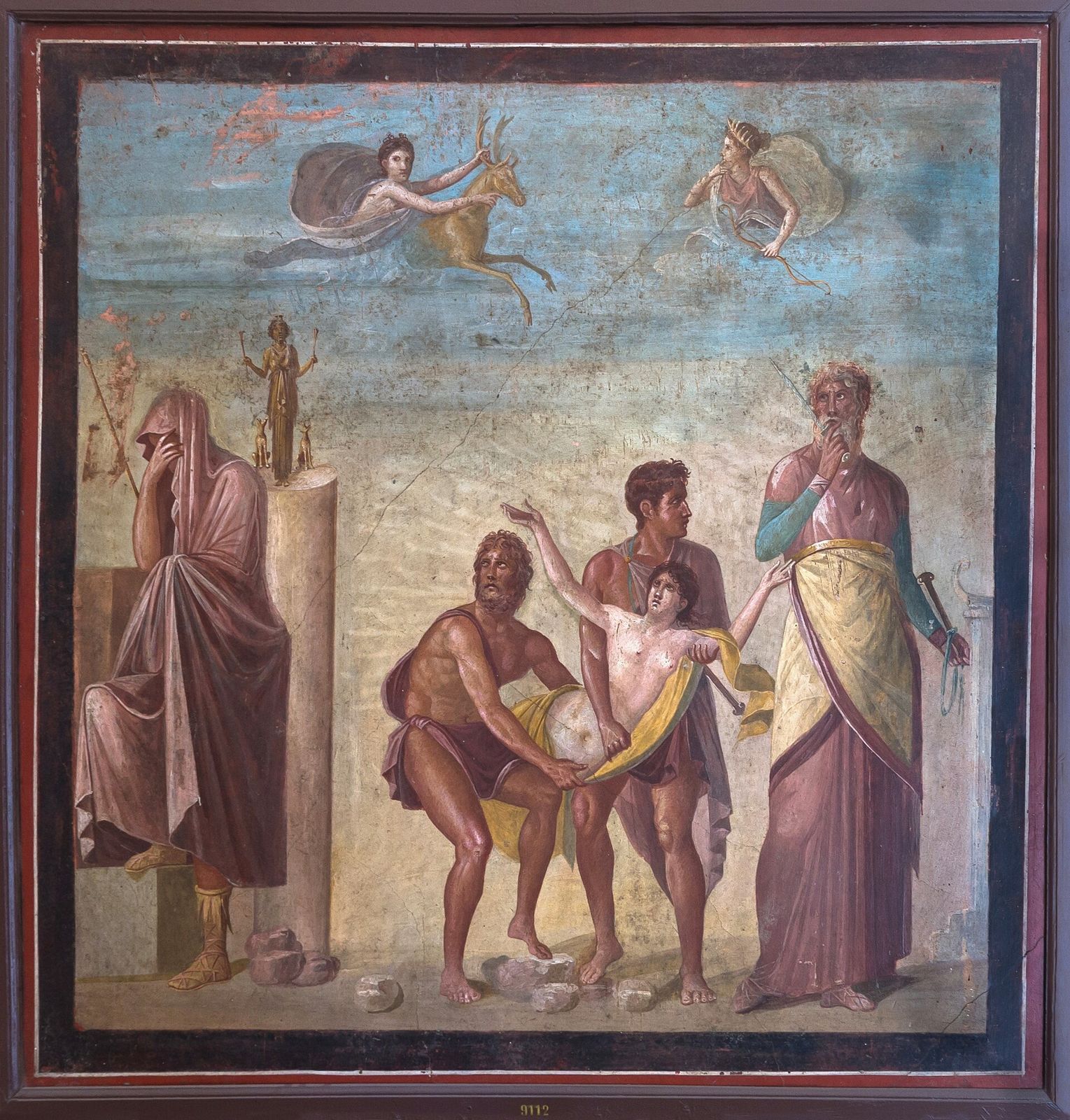 The Sacrifice of Iphigenia by Roman painter, after Timanthes