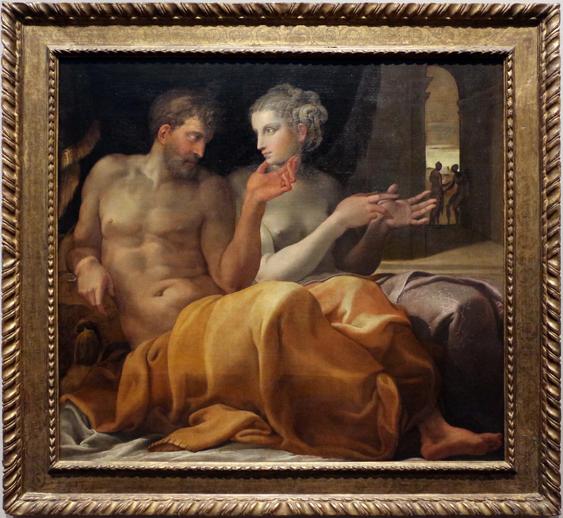 Odysseus and Penelope by Francesco Primaticcio