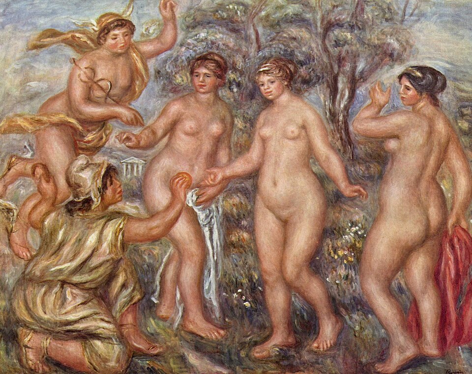 The Judgment of Paris by Pierre-Auguste Renoir