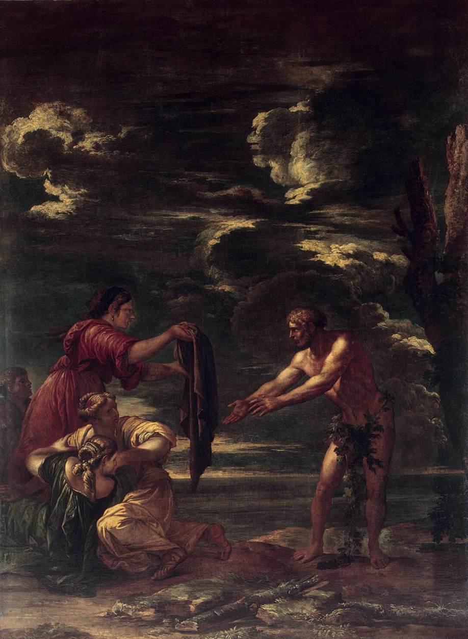 Ulysses and Nausicaä by Salvator Rosa
