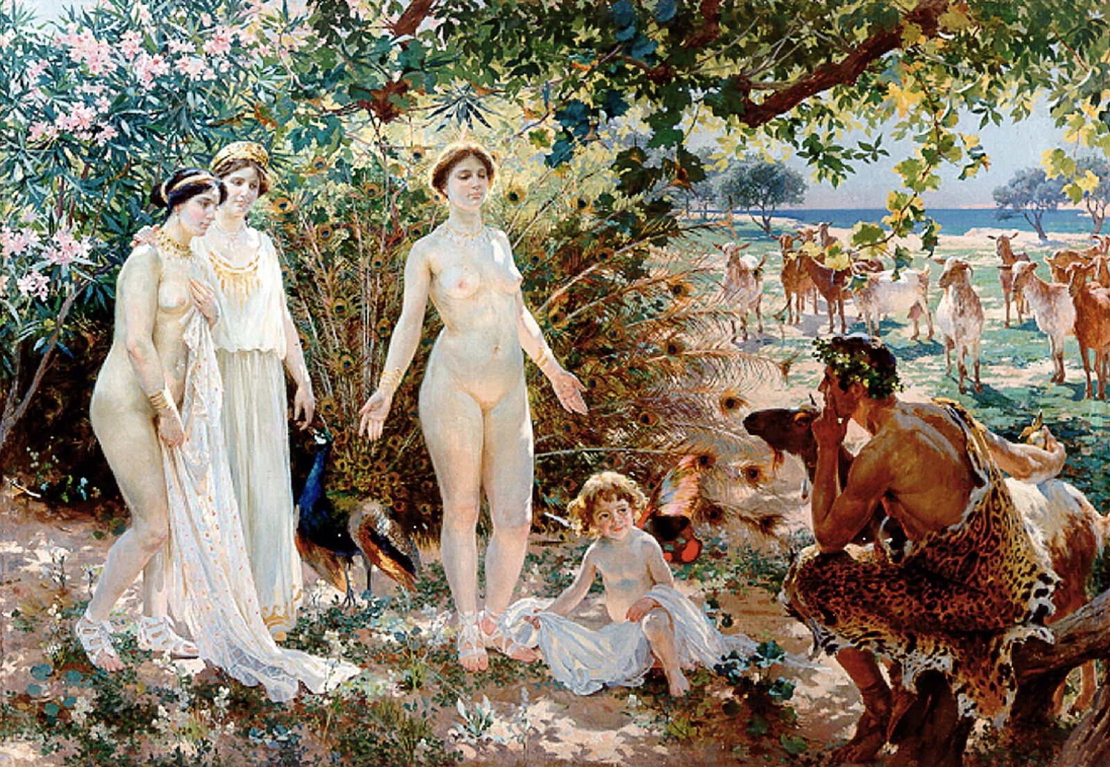 The Judgement of Paris by Enrique Simonet