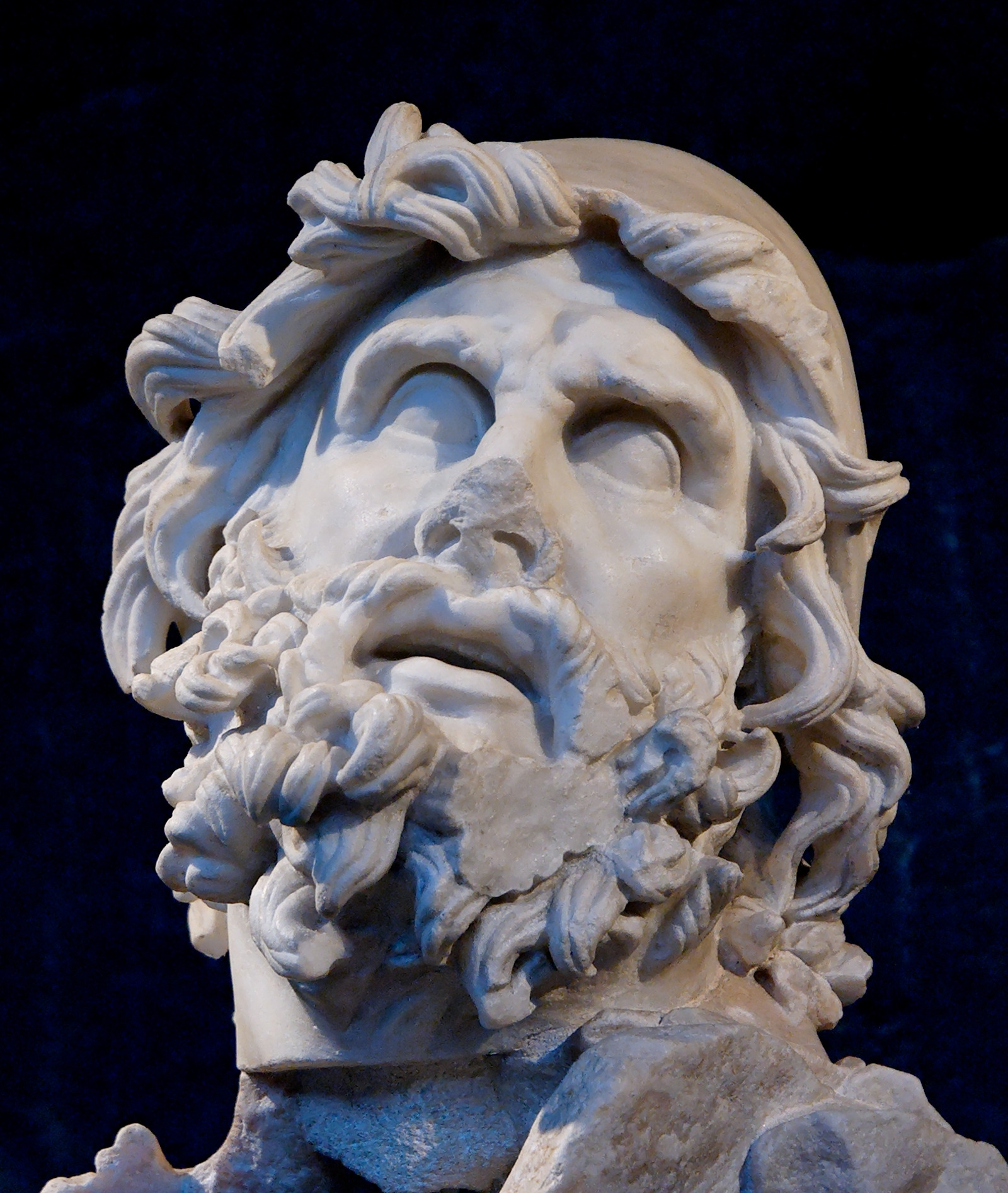 Head of Odysseus by Hellenistic sculptors of Rhodes