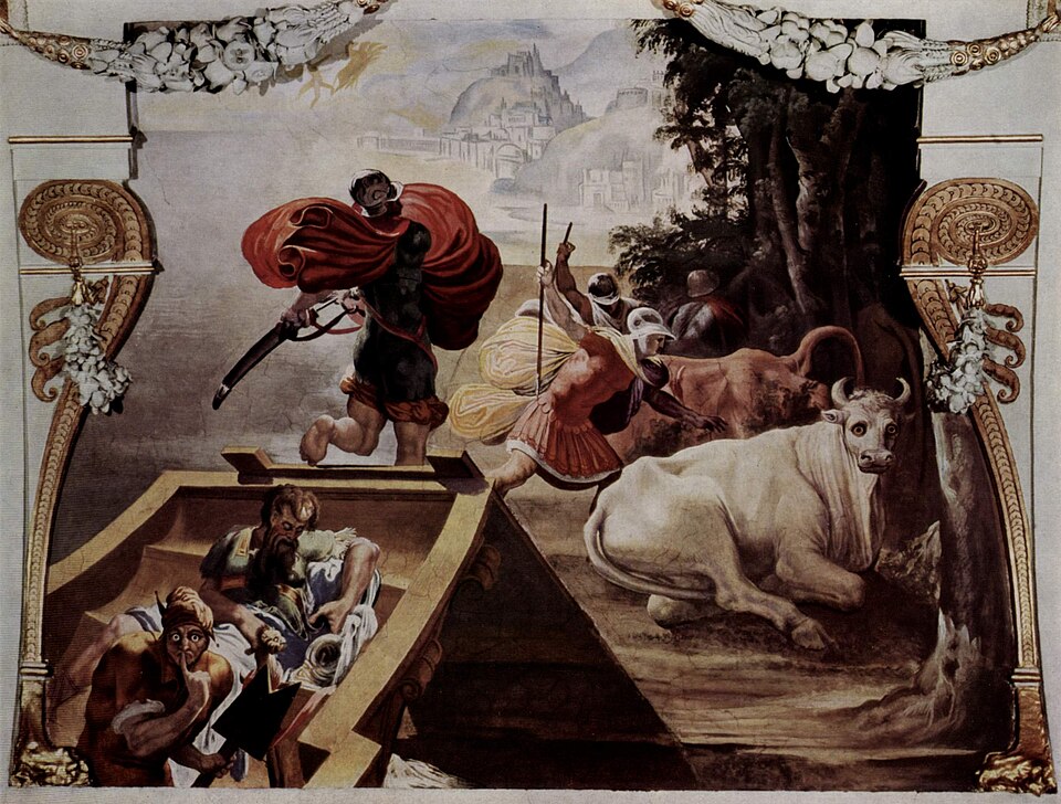 The Companions of Ulysses Slaying the Cattle of the Sun