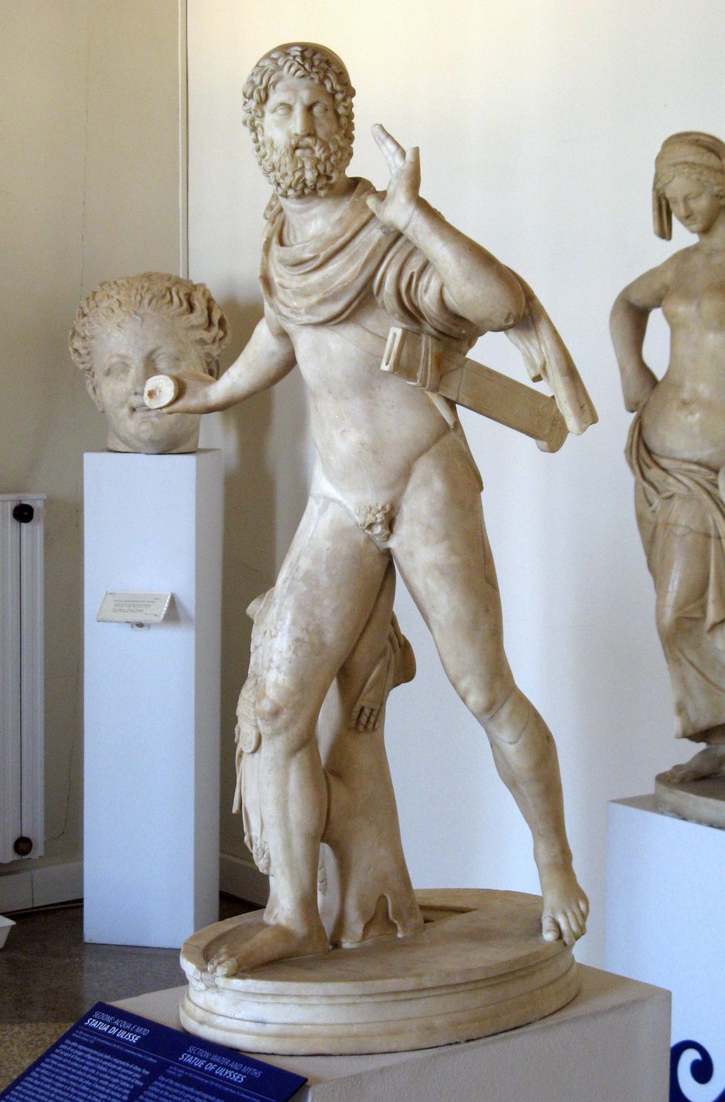 Statue of Odysseus by Roman sculptor