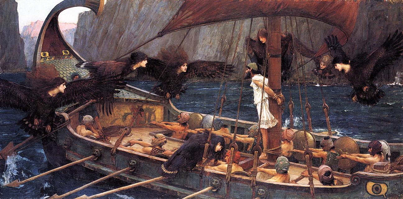 Ulysses and the Sirens by John William Waterhouse