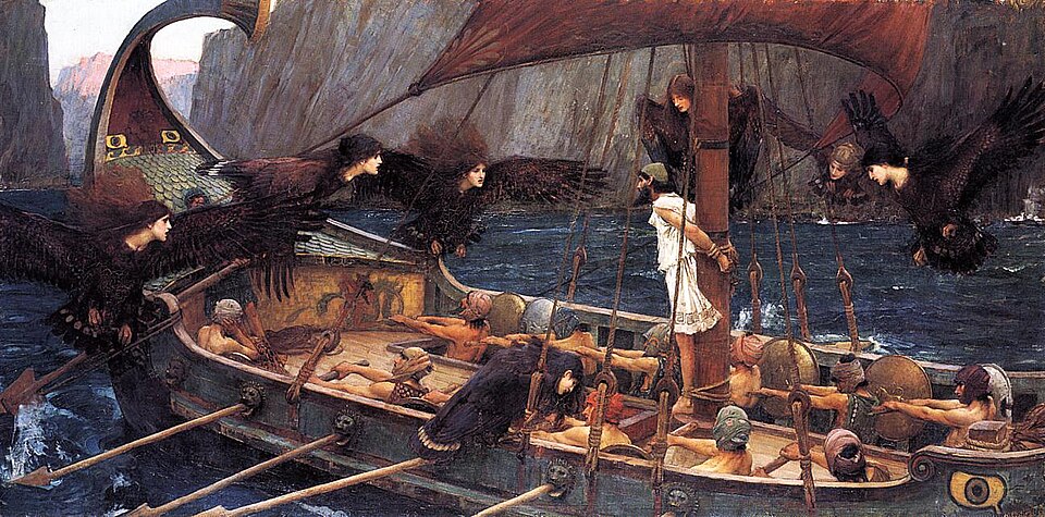 Ulysses and the Sirens by John William Waterhouse