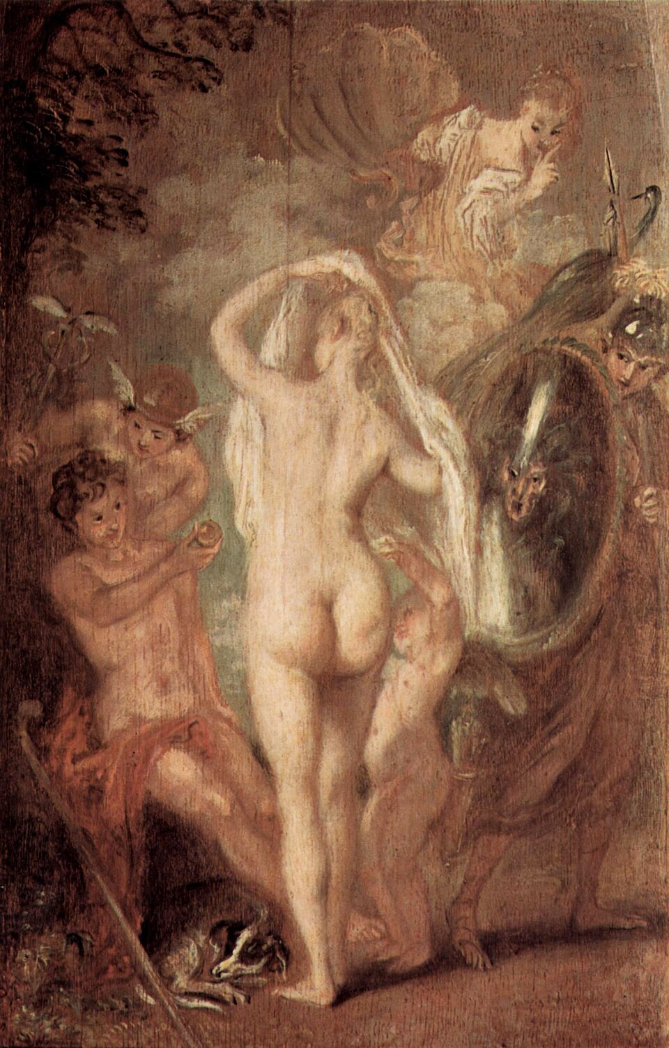 The Judgment of Paris by Antoine Watteau
